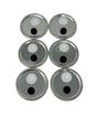Wide Mouth Jar Cultivation Lids with Injection Port (6-Pack) 