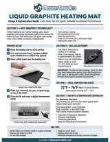 Liquid Graphite Heating Mat