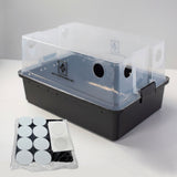 Max Yield Bin LARGE 66Q Mushroom Monotub Fruiting Chamber with Filter Disks and Liner