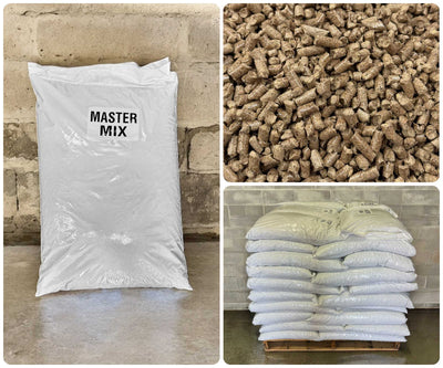 Masters Mix Pellets 40LB Bag (50% Oak 50% Soy Hull)