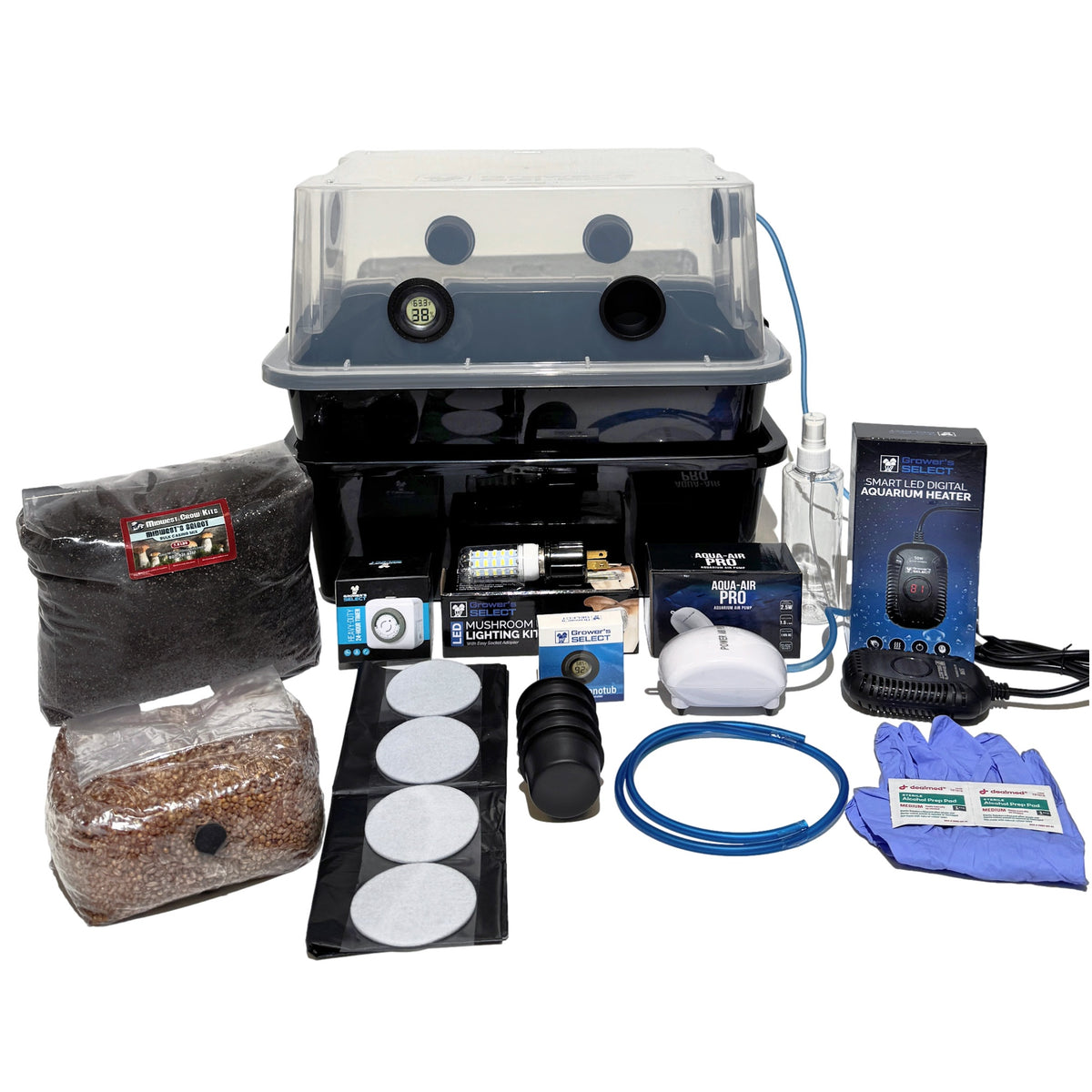 Gro Control Unit MycoClimate 44Q Automated Monotub Grow Kit | Temp Control – Midwest ...