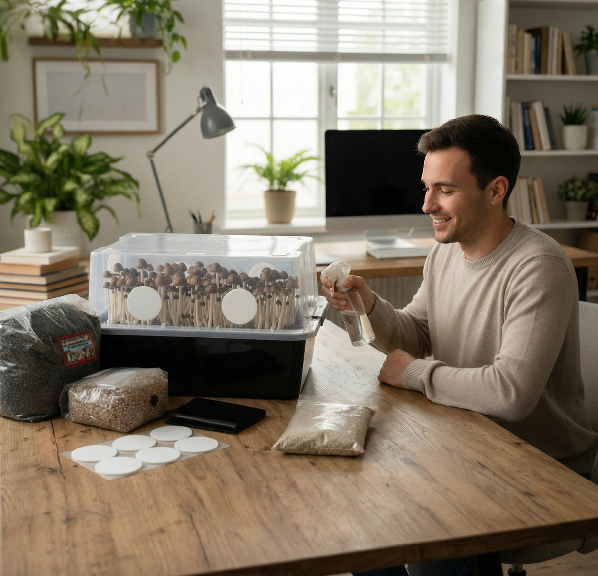 Complete 44Q Monotub Bulk Spawn Growing & Casing Kit