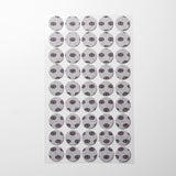 Microppose 0.3 micron self-adhesive lid filter stickers 18mm 28mm for jar lids and tissue culture