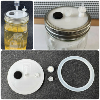 Myco Lid Pro™ – The Ultimate Reusable Liquid Culture Jar Lid
