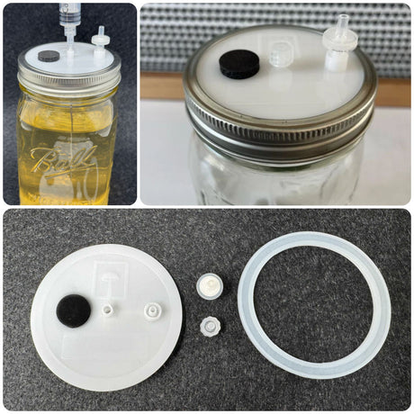 Myco Lid Pro™ – The Ultimate Reusable Liquid Culture Jar Lid
