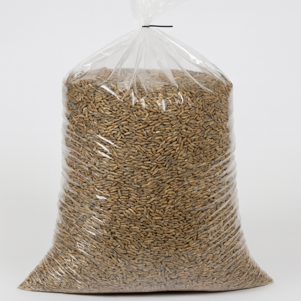 Bulk Organic Rye Berries | 40 Pound Bag | Midwest Grow Kits