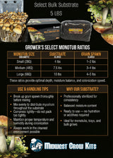 Midwest's Black Cow Manure Substrate & Casing Mix - 5 lbs