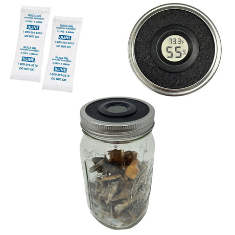 Microppose® Smart Storage Lid – Humidity-Controlled Storage for Mushrooms & Herbs