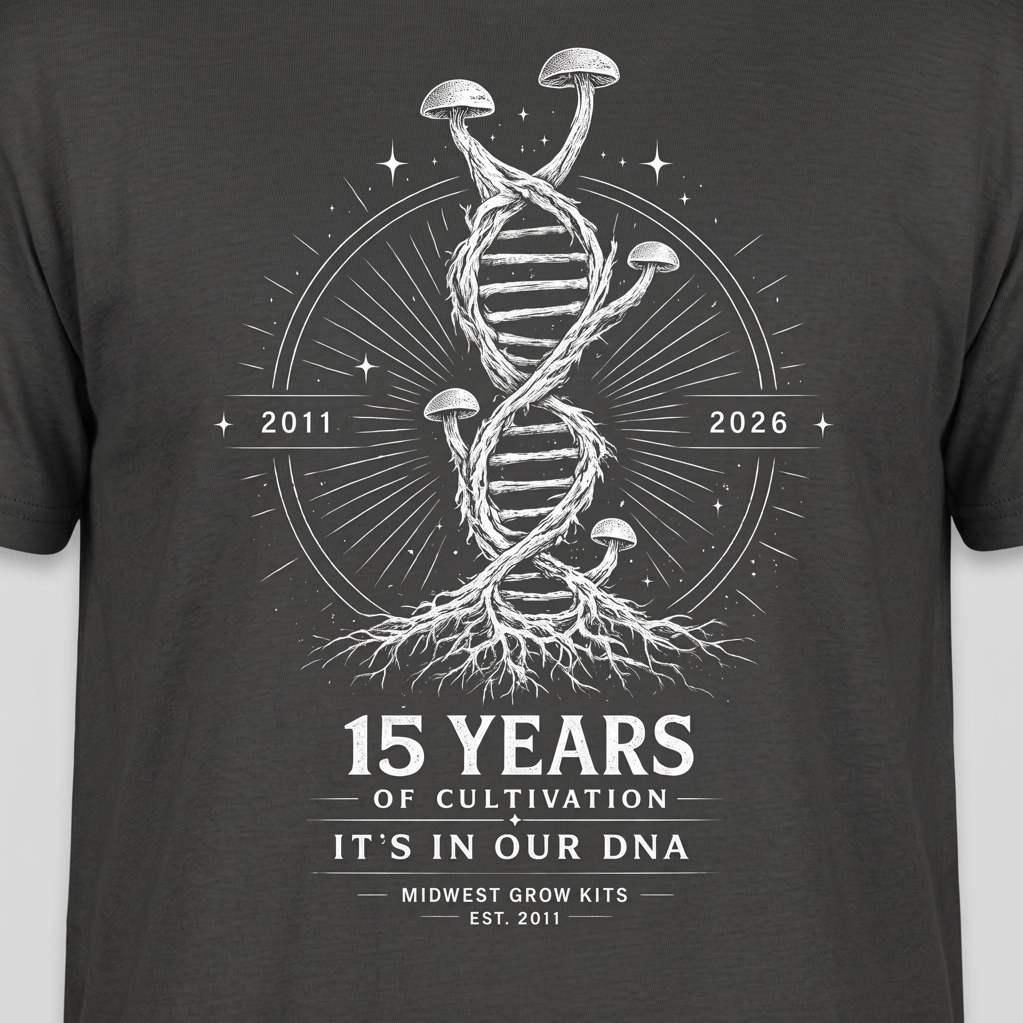 15th Anniversary T-Shirt | Midwest Grow Kits