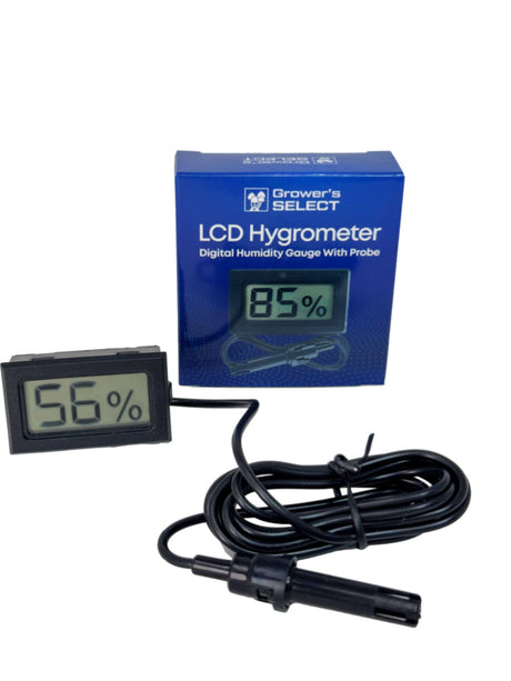 Mini Digital Hygrometer Humidity Gauge With 36" Wired Probe
