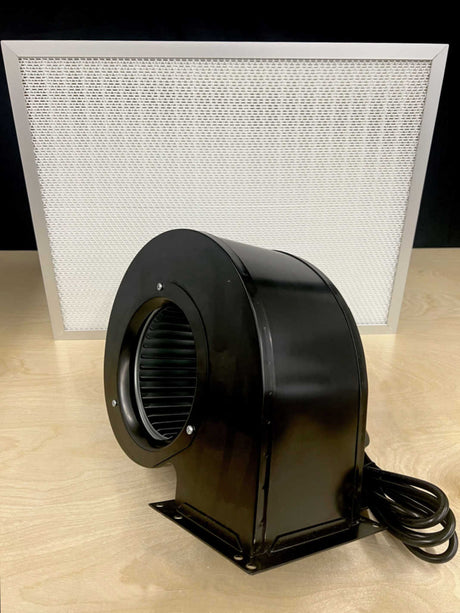 Bonsai DIY 24" X 18" XL Flow Hood HEPA Filter, Blower Kit 