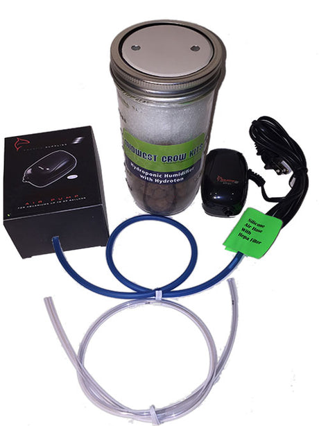 Hydroponic Humidifier System with HEPA Air Hoses 