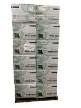 Microppose Reusable Autoclavable Petri Dishes 90mm x 15mm Plates With Vented Lid, Sterile (500-Pack Case)
