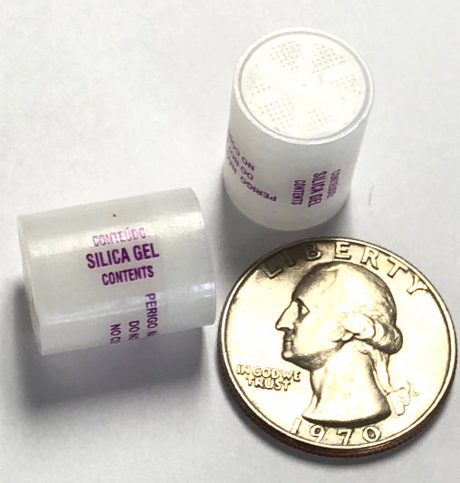 Silica Gel Desiccant Canisters 25-Pack | Mushroom Storage