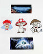 Assorted Mushroom Sticker Pack 