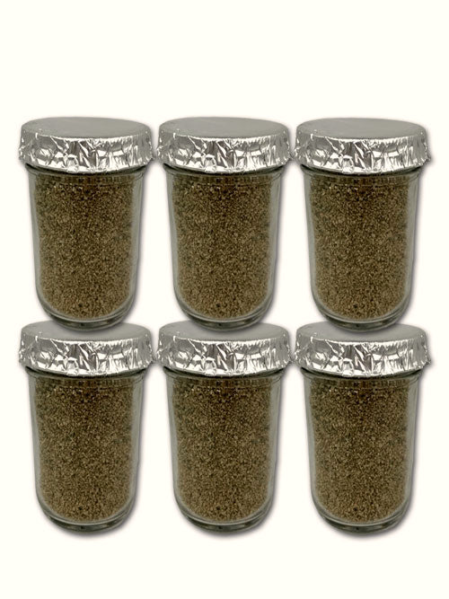 Ultimate ½ Pint Substrate Jars (6-Pack) 