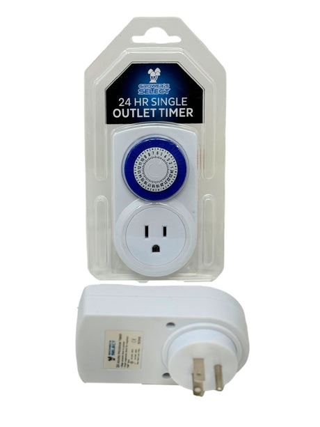 110V Plug-In Heavy Duty 24-Hour Timer (48 ON/OFF Cycles Per Day) 