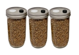 3-Pack Premium 24 Oz Super-Quick-Colonizing 5-grain Jar (24oz) - PQC3