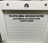 Bonsai Flow Hood 99.99% HEPA Replacement Filters (Regular, XL or Commercial) - FL2