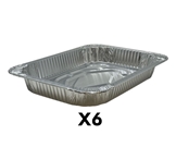 Heavy Duty Aluminum Trays for Ecosphere 18" X 13" X 2.7" (6-Pack)  - PAN1