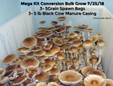 Midwest's Black Cow Manure Bulk Substrate & Casing Mix - 5 lbs  - BC1