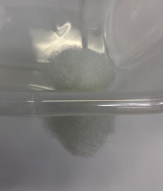 General] first time making LC. Some polyfil strands got in the mixture, is  that ok? : r/MushroomGrowers