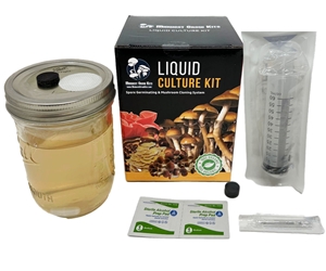 Premium Liquid Culture Kit - Easy Spore Germinating & Mushroom Cloning System 