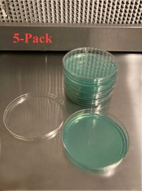 Pre-Poured Sterilized Malt Extract Agar Plates (5-Pack) Agar, petri, dishes, plates, malt agar